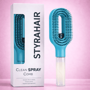 Brosse Styra Magic coloris bleu - démêlante anti-frisottis