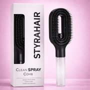 Brosse Styra Magic coloris noir - démêlante anti-frisottis