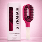 Brosse Styra Magic coloris rose - cheveux brillants doux - photo produit 2