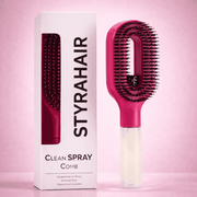 Brosse Styra Magic coloris rose - cheveux brillants doux